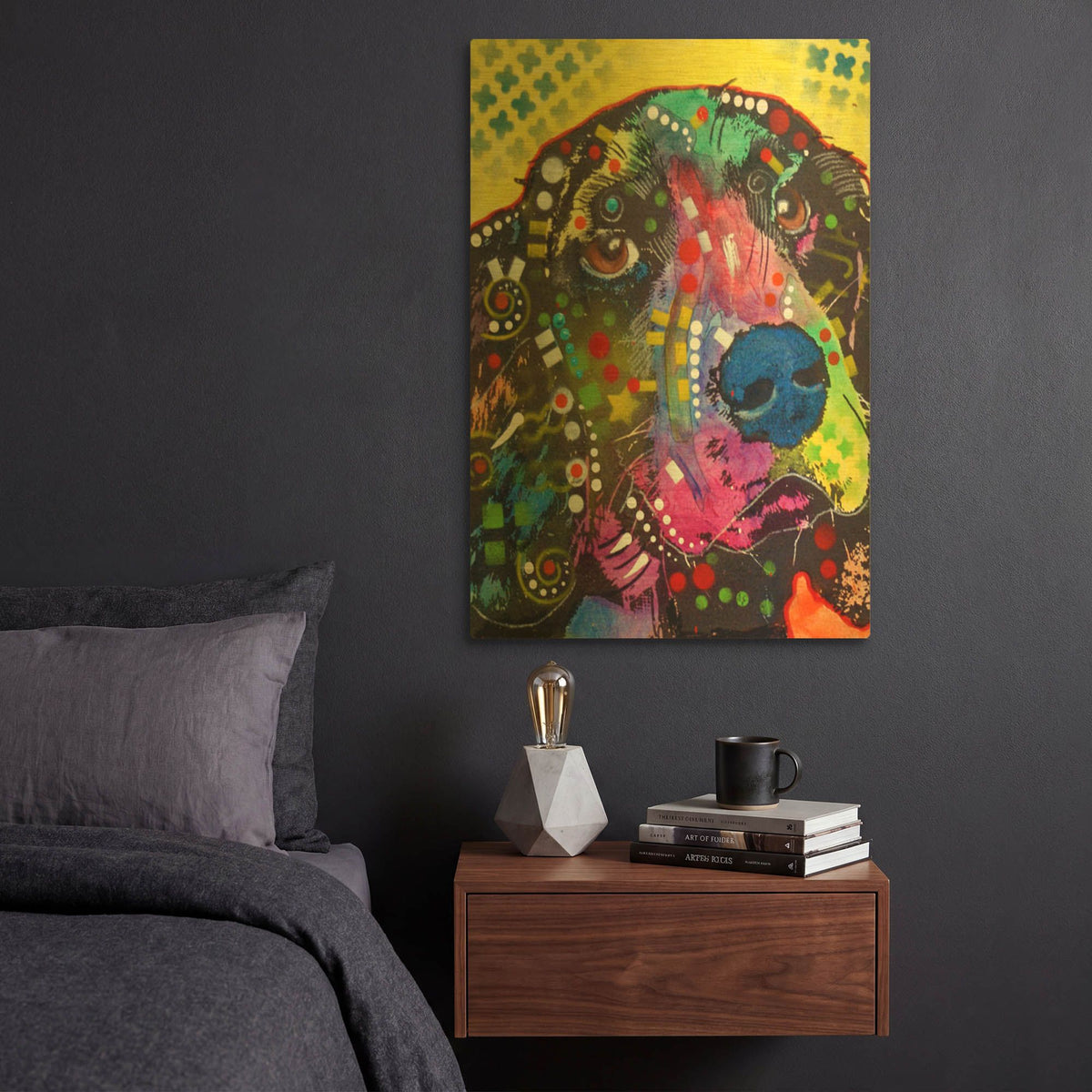 'Springer' By Dean Russo Gold Metal Wall Art
