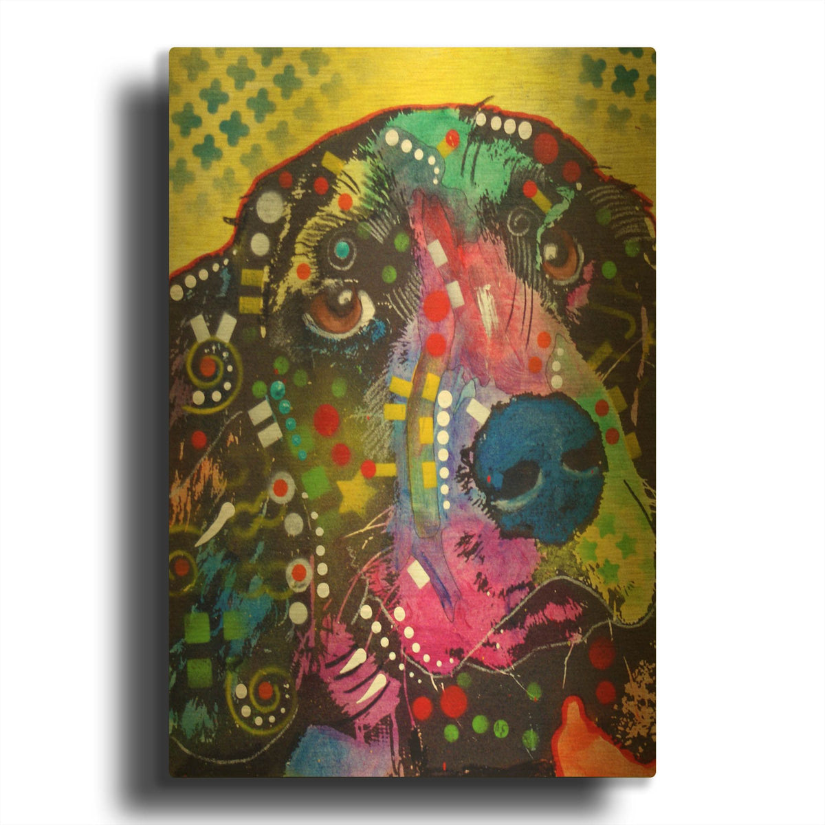 'Springer' By Dean Russo Gold Metal Wall Art