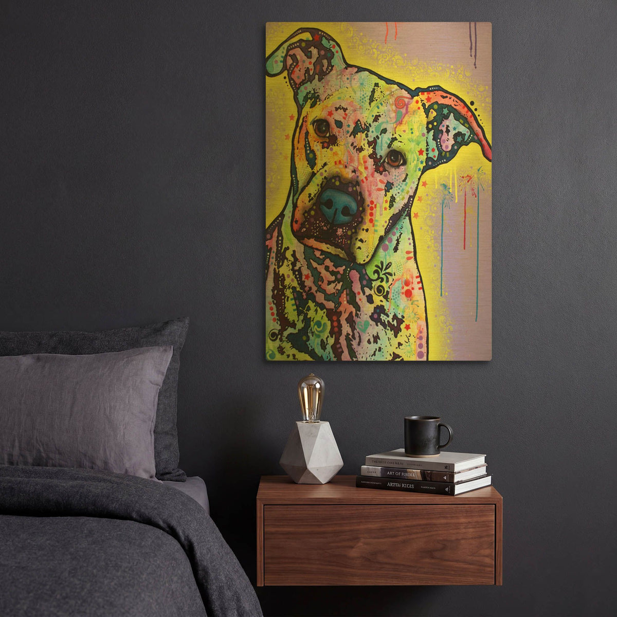 'Sugar' By Dean Russo Gold Metal Wall Art