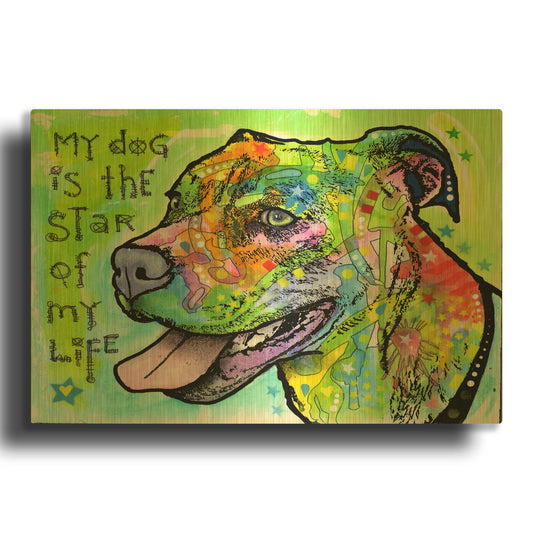 'The Star of My Life' By Dean Russo Gold Metal Wall Art