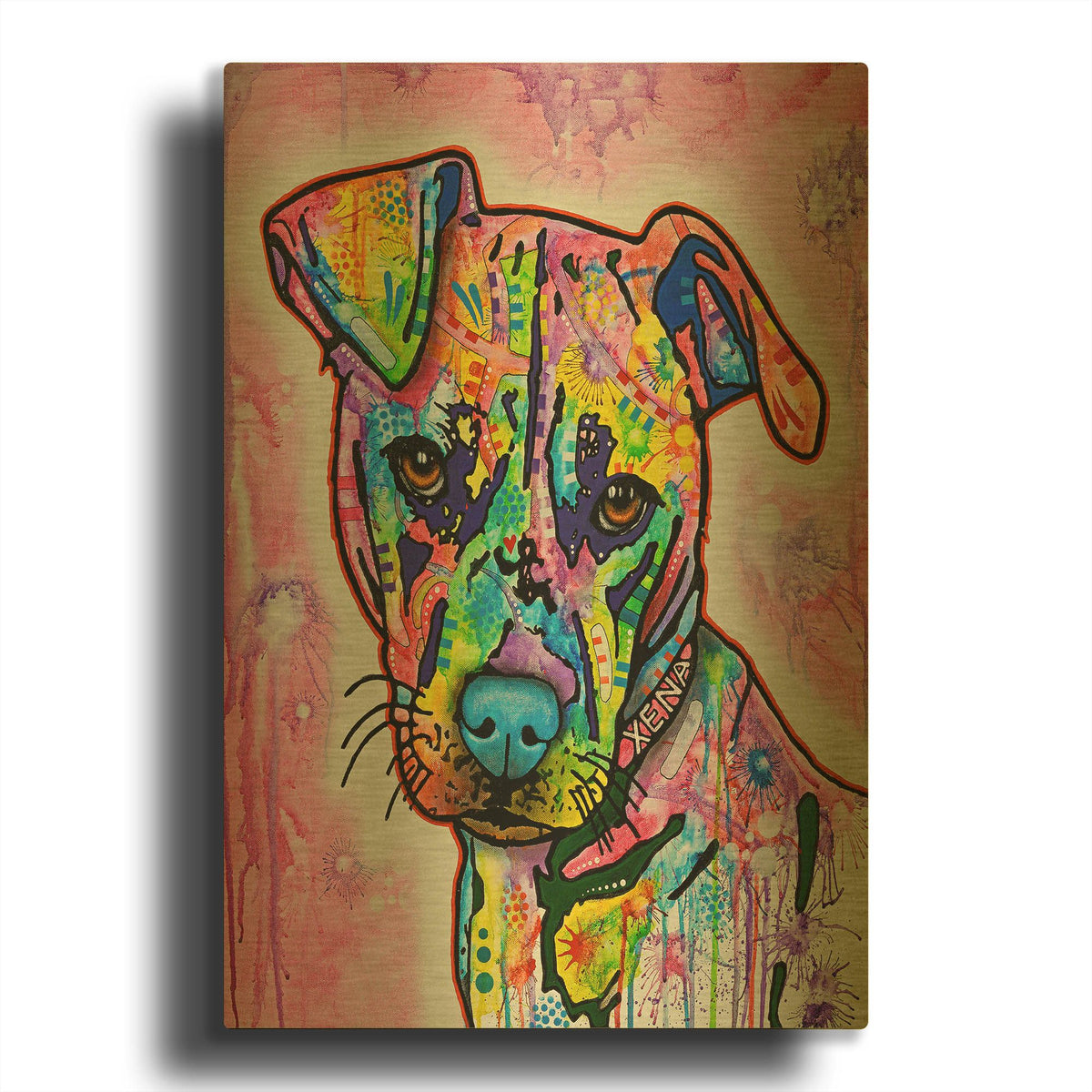 'Xena' By Dean Russo Gold Metal Wall Art
