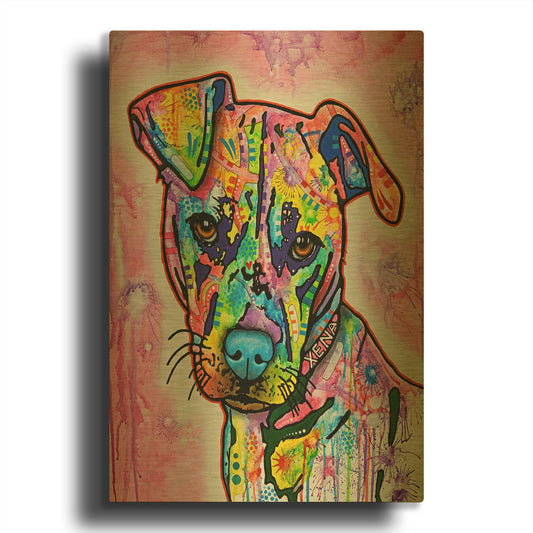 'Xena' By Dean Russo Gold Metal Wall Art