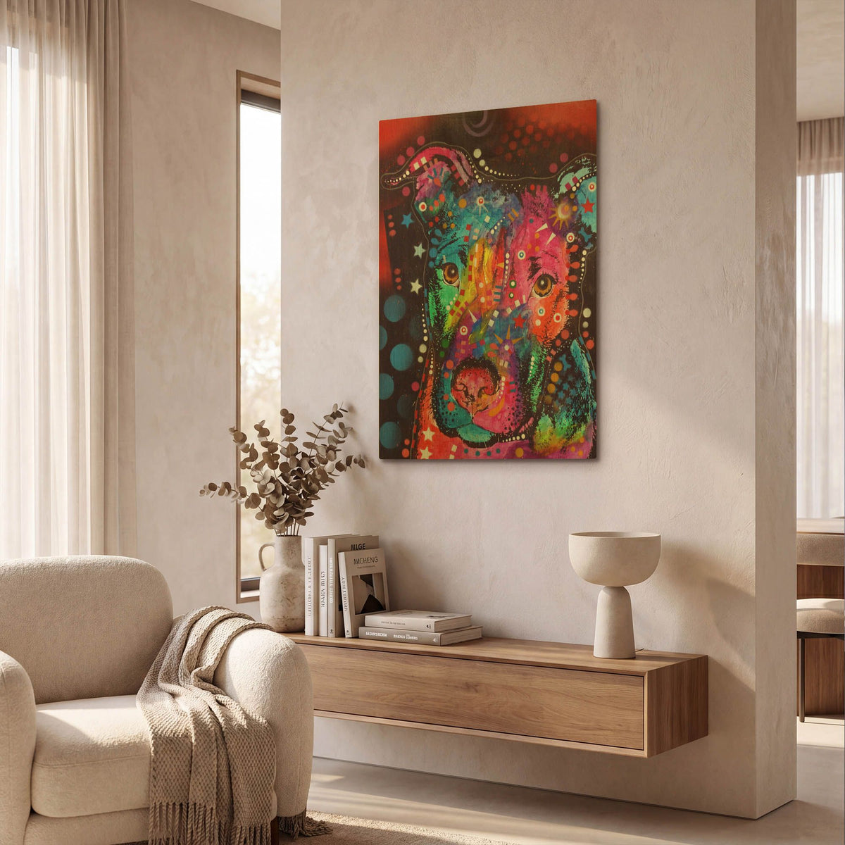 'Young Bull 120610' By Dean Russo Gold Metal Wall Art