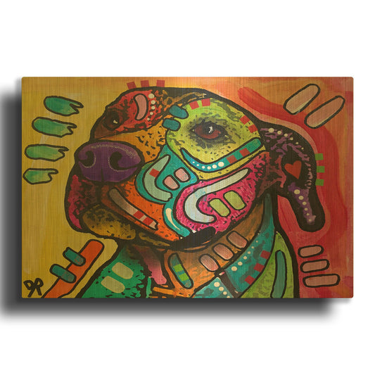 'Duncan' By Dean Russo Gold Metal Wall Art