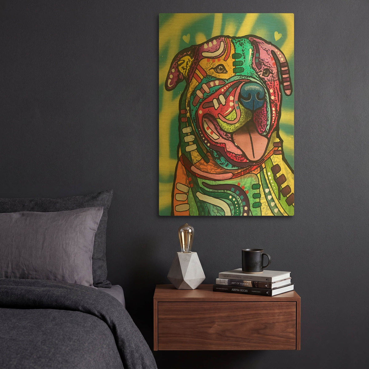 'Howard' By Dean Russo Gold Metal Wall Art