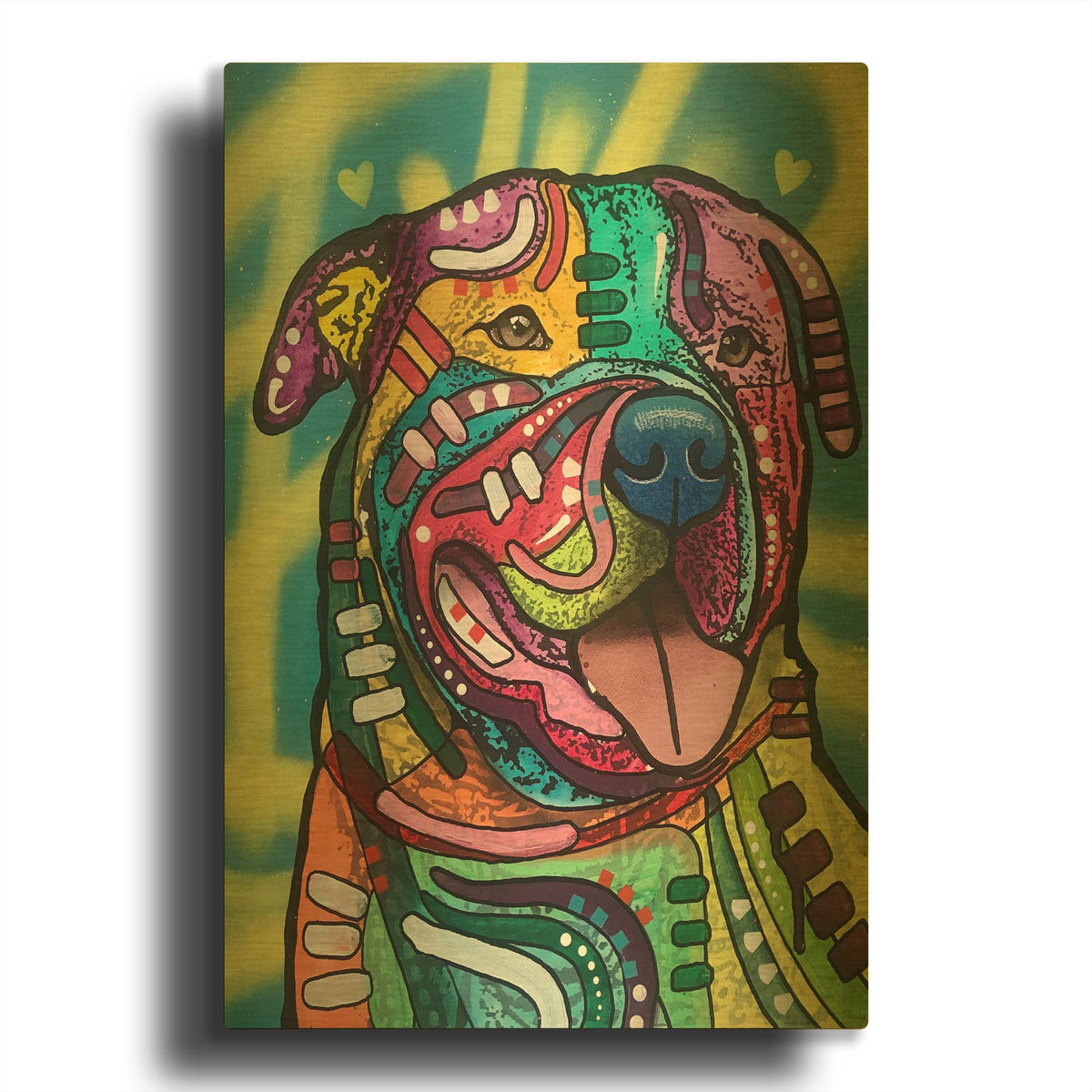 'Howard' By Dean Russo Gold Metal Wall Art