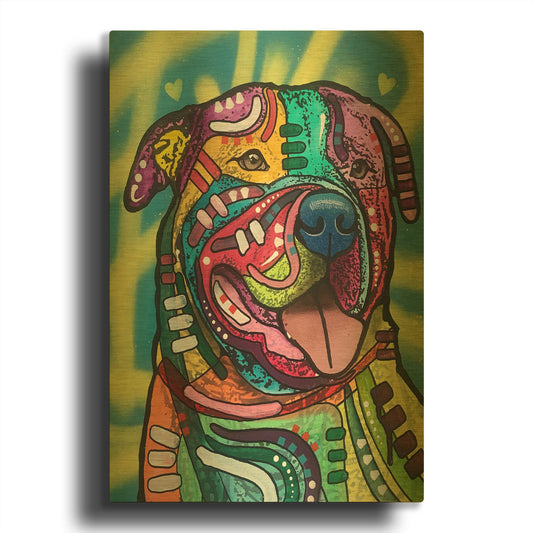 'Howard' By Dean Russo Gold Metal Wall Art