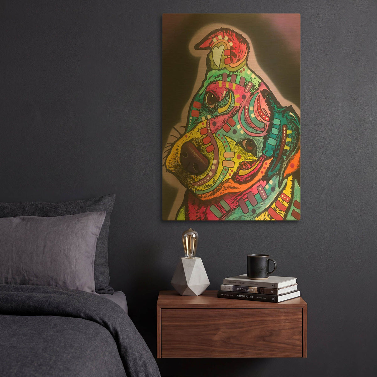 'Duck' By Dean Russo Gold Metal Wall Art