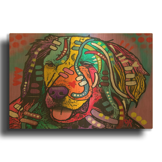 'Nugget' By Dean Russo Gold Metal Wall Art