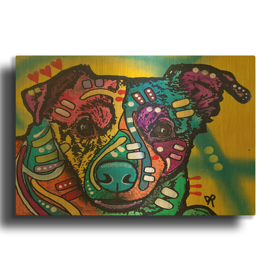 'Freeze' By Dean Russo Gold Metal Wall Art