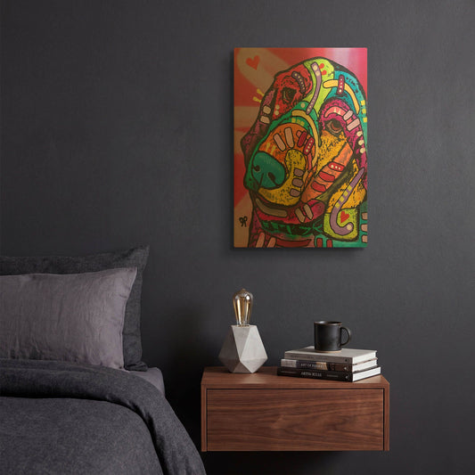 'Charlotte' By Dean Russo Gold Metal Wall Art