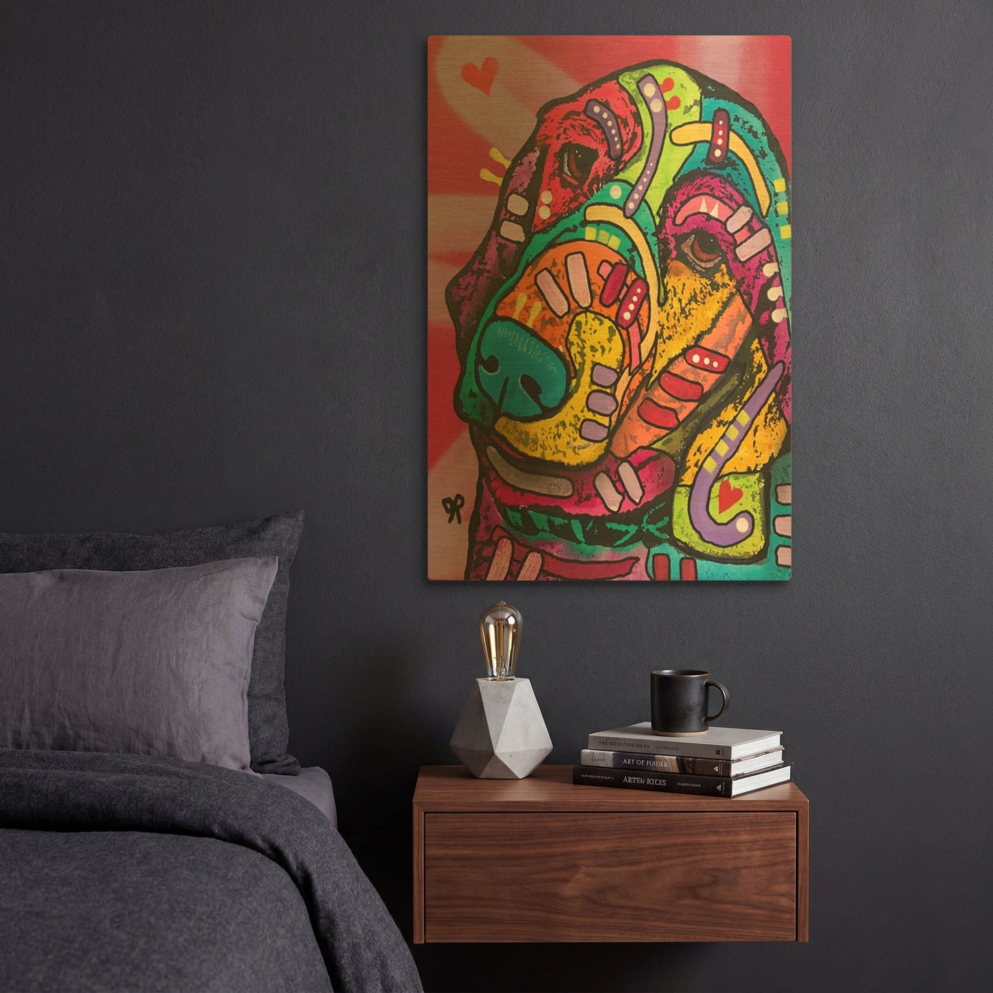 'Charlotte' By Dean Russo Gold Metal Wall Art