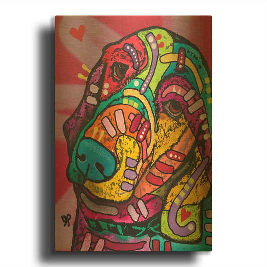 'Charlotte' By Dean Russo Gold Metal Wall Art