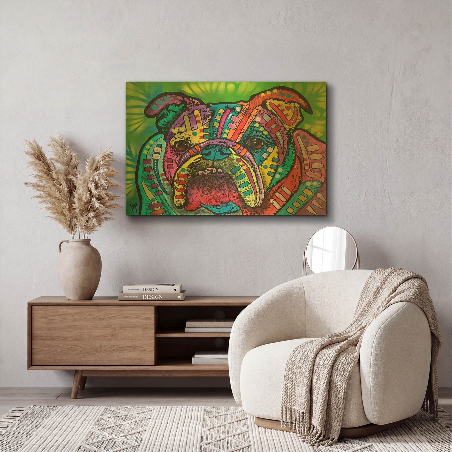 'Steele' By Dean Russo Gold Metal Wall Art