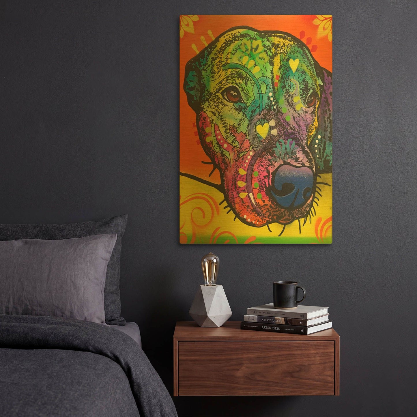'Nikki' By Dean Russo Gold Metal Wall Art