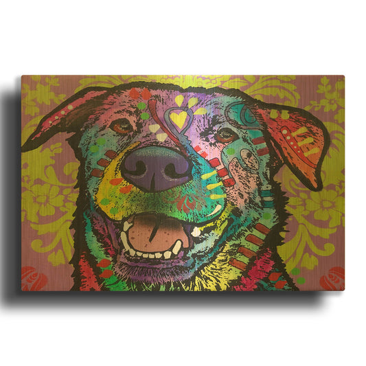 'Dan' By Dean Russo Gold Metal Wall Art
