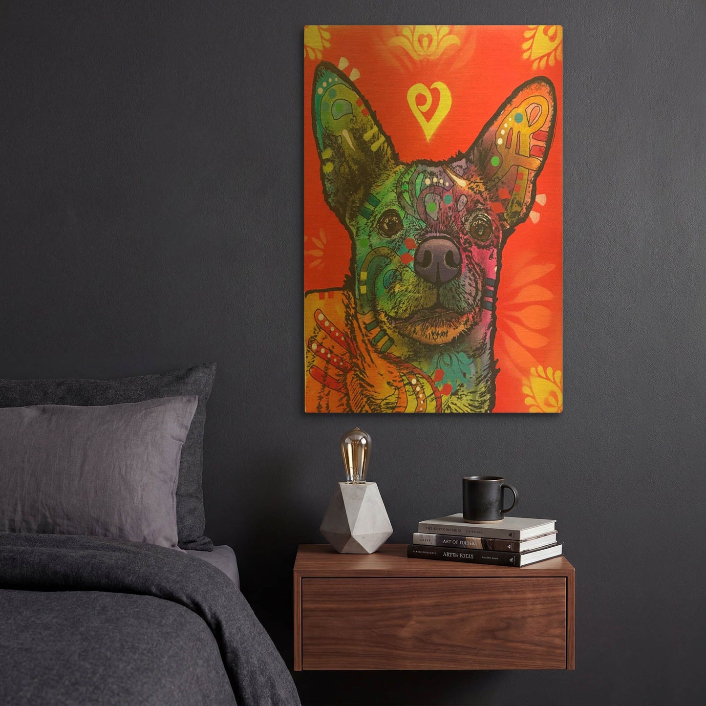 'Randy' By Dean Russo Gold Metal Wall Art