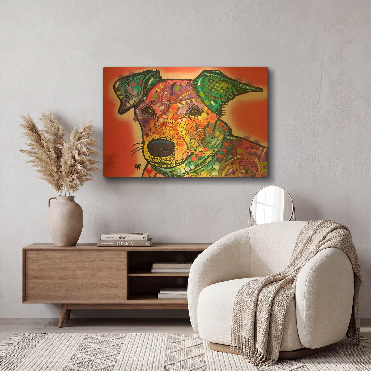 'Charley' By Dean Russo Gold Metal Wall Art
