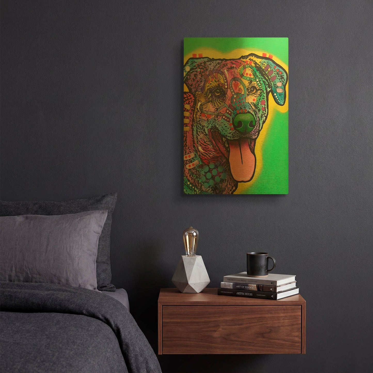 'HawkEye' By Dean Russo Gold Metal Wall Art