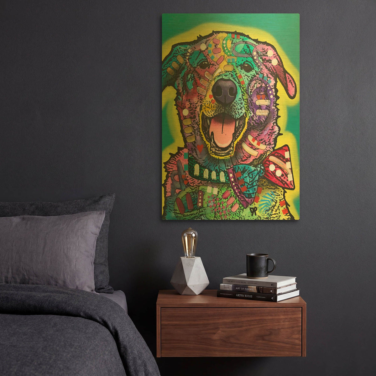 'Joker' By Dean Russo Gold Metal Wall Art