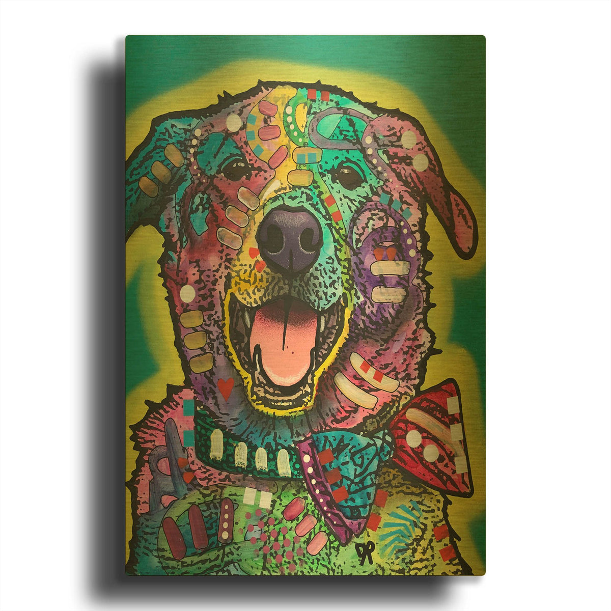 'Joker' By Dean Russo Gold Metal Wall Art