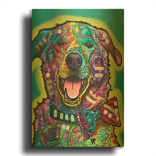 'Joker' By Dean Russo Gold Metal Wall Art