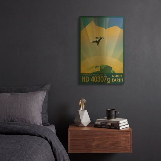 'Hd40307g' By NASA Posters Gold Metal Wall Art