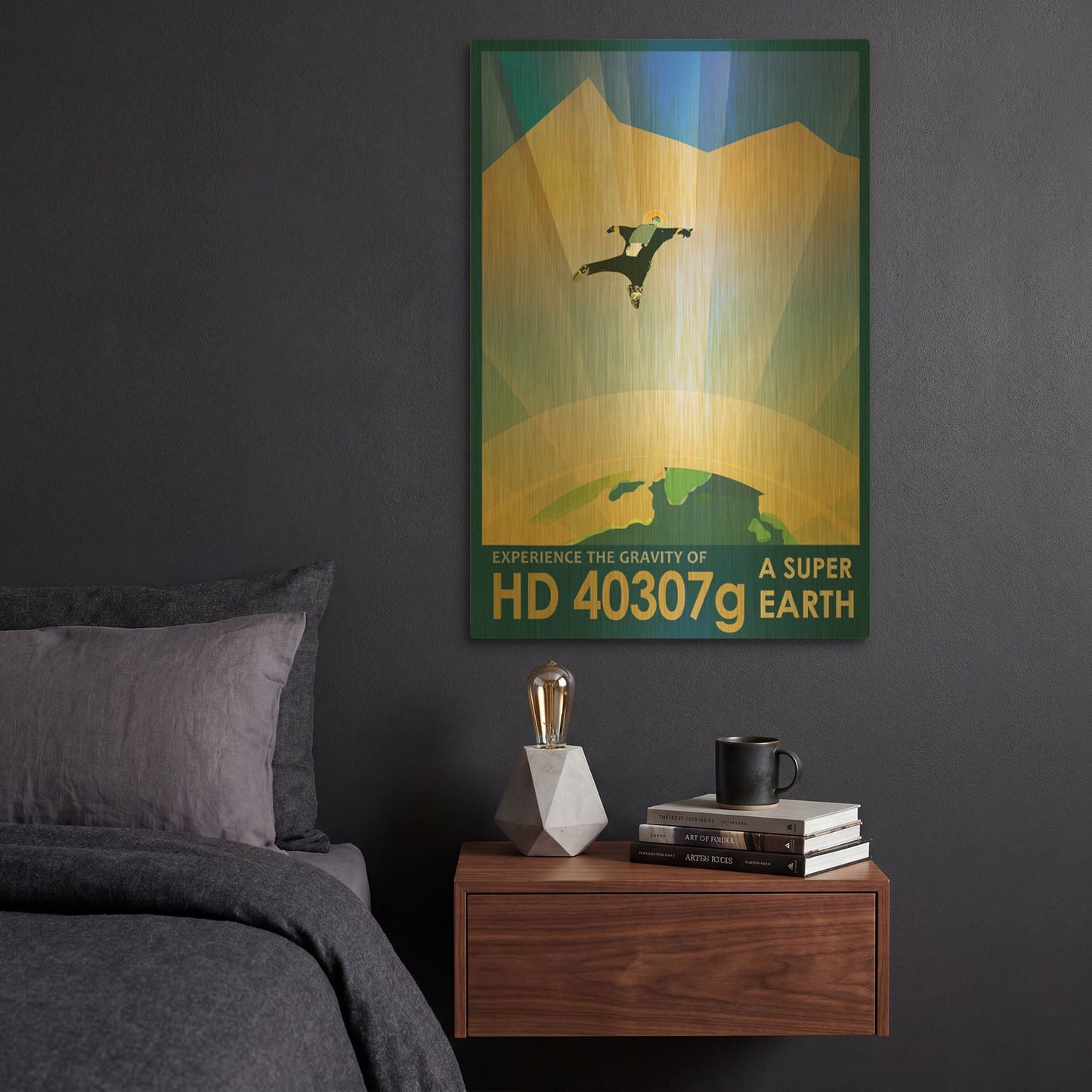 'Hd40307g' By NASA Posters Gold Metal Wall Art
