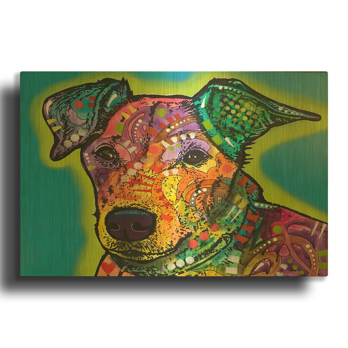 'Shamus' By Dean Russo Gold Metal Wall Art