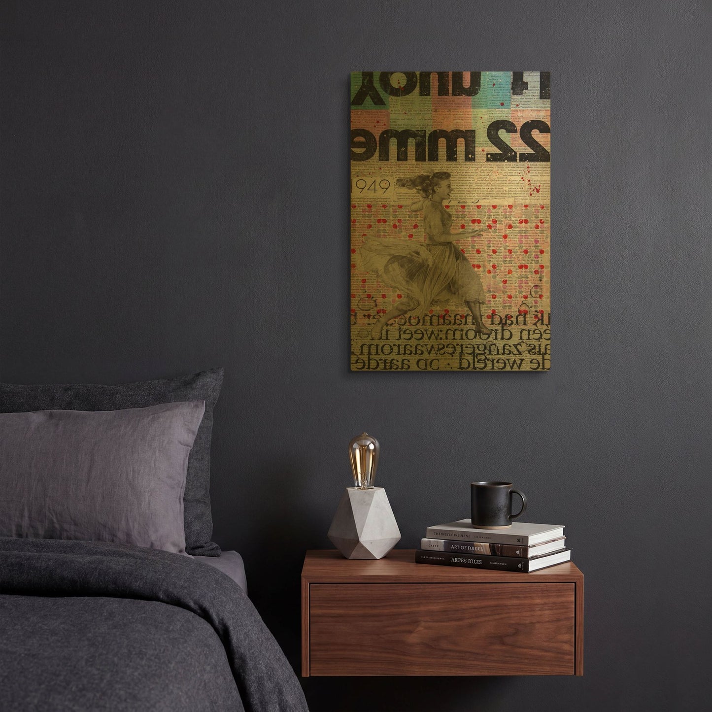 'Back In Time Women' By DB Waterman Gold Metal Wall Art