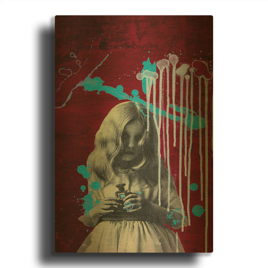 'Big Dreams Women' By DB Waterman Gold Metal Wall Art