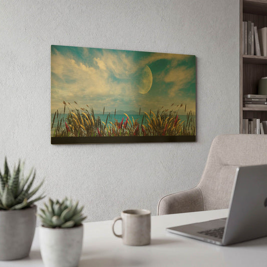 'Nature Collection 9' By Ata Alishahi Gold Metal Wall Art