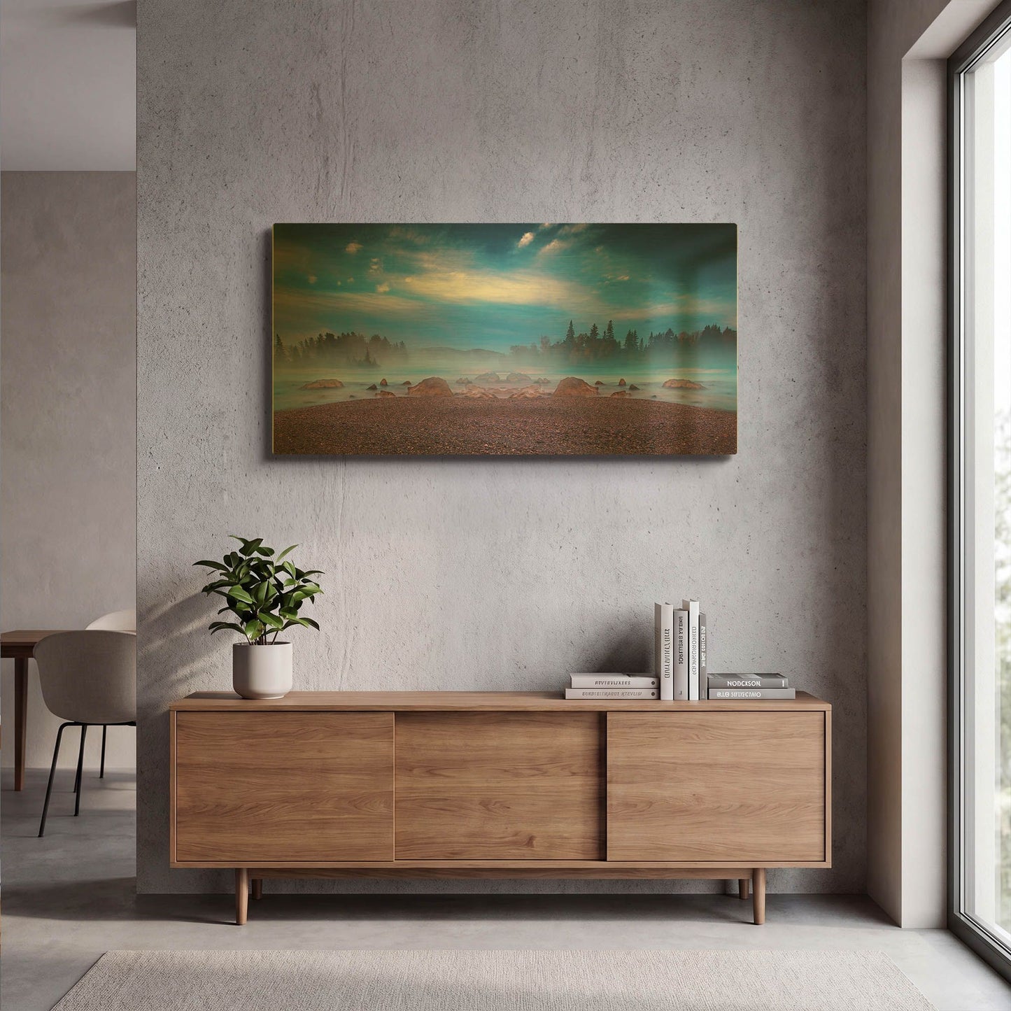 'Nature Collection 13' By Ata Alishahi Gold Metal Wall Art