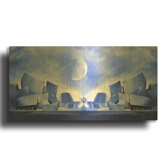 'Nature Collection 25' By Ata Alishahi Gold Metal Wall Art