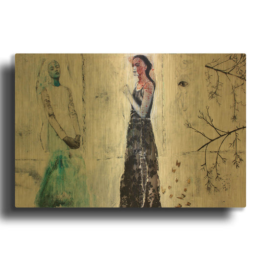 'Ice Queens Print Women' By DB Waterman Gold Metal Wall Art