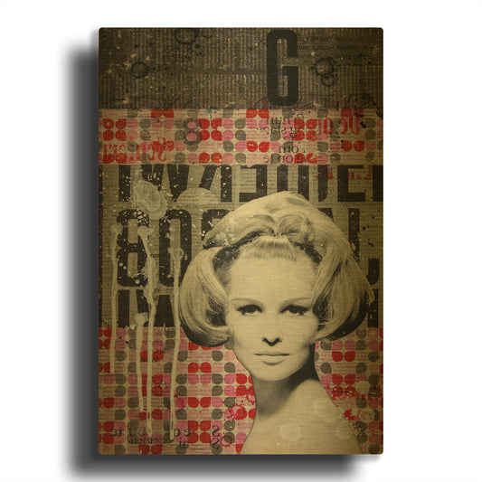 'So What ! Women' By DB Waterman Gold Metal Wall Art