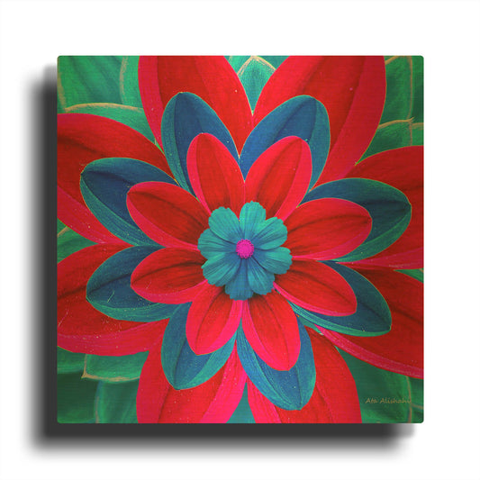 'The Color Treasure 25' By Ata Alishahi Gold Metal Wall Art