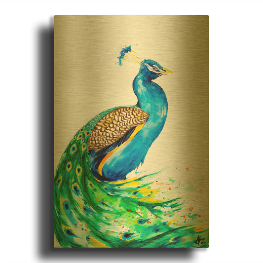 'Aphrodite' By Marc Allante Gold Metal Wall Art