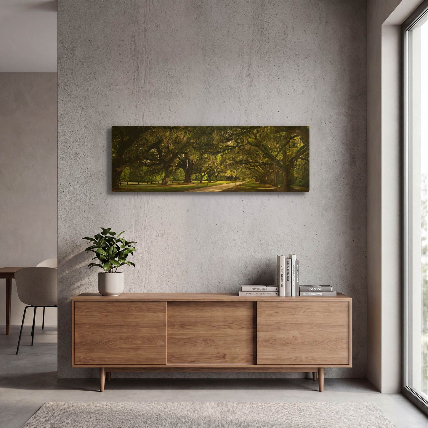 'Southern Canopy' By Natalie Mikaels Gold Metal Wall Art