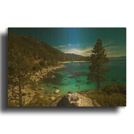 'Nature Walk' By Natalie Mikaels Gold Metal Wall Art