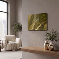 'Glowing Mist' By Natalie Mikaels Gold Metal Wall Art