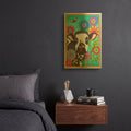 'Dairy Queen' By Hello Angel Gold Metal Wall Art