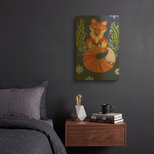 'Arctic Wonderland 14' By Hello Angel Gold Metal Wall Art