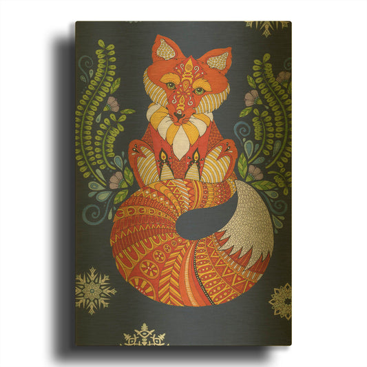 'Arctic Wonderland 14' By Hello Angel Gold Metal Wall Art