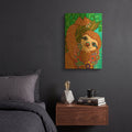 'Tropical Paradise 16' By Hello Angel Gold Metal Wall Art