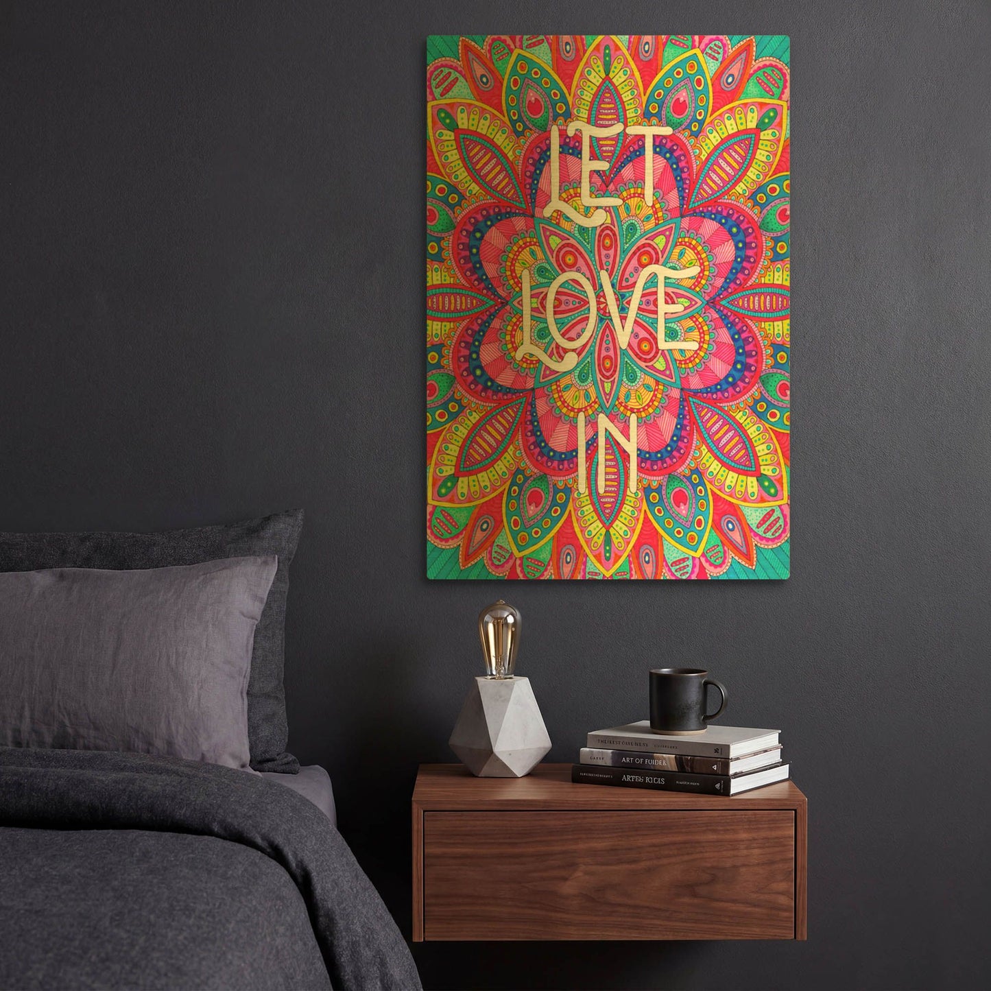 'Inspirational Quotes 20' By Hello Angel Gold Metal Wall Art