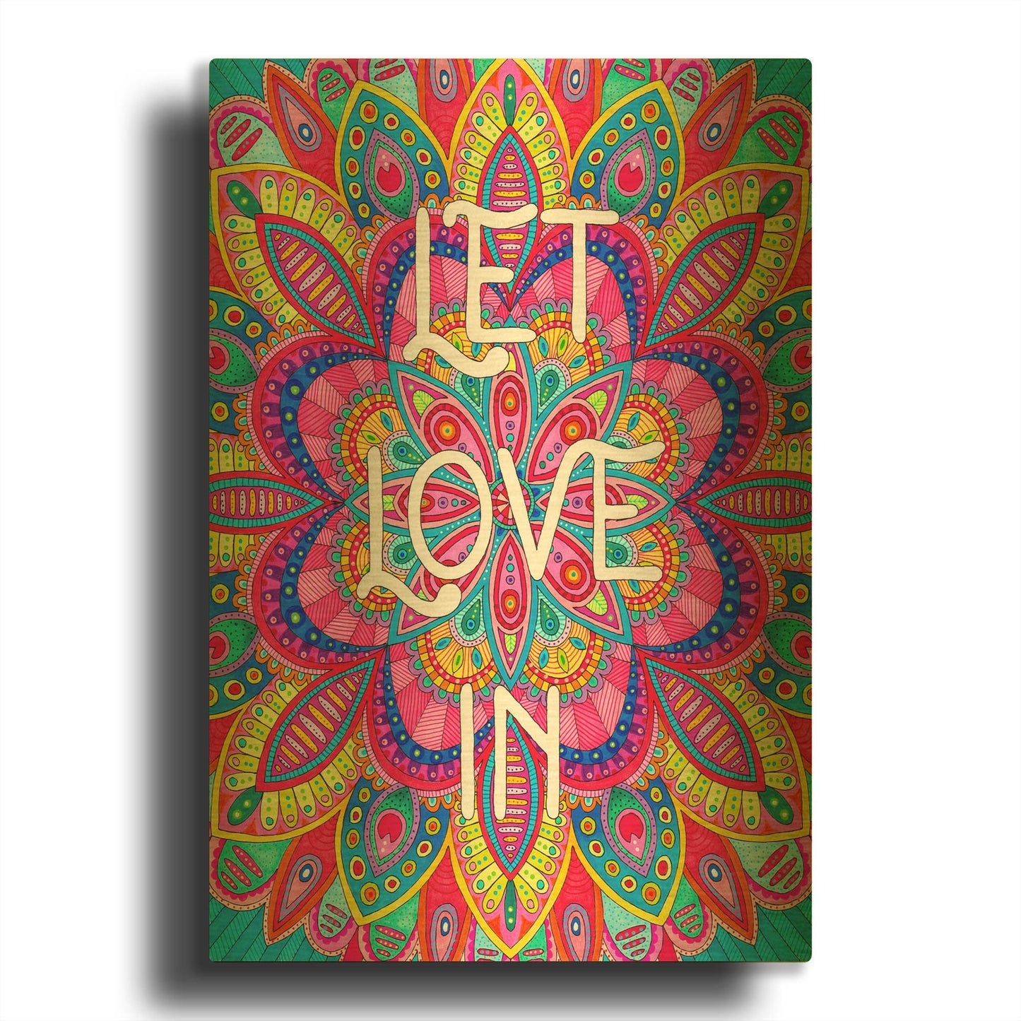 'Inspirational Quotes 20' By Hello Angel Gold Metal Wall Art