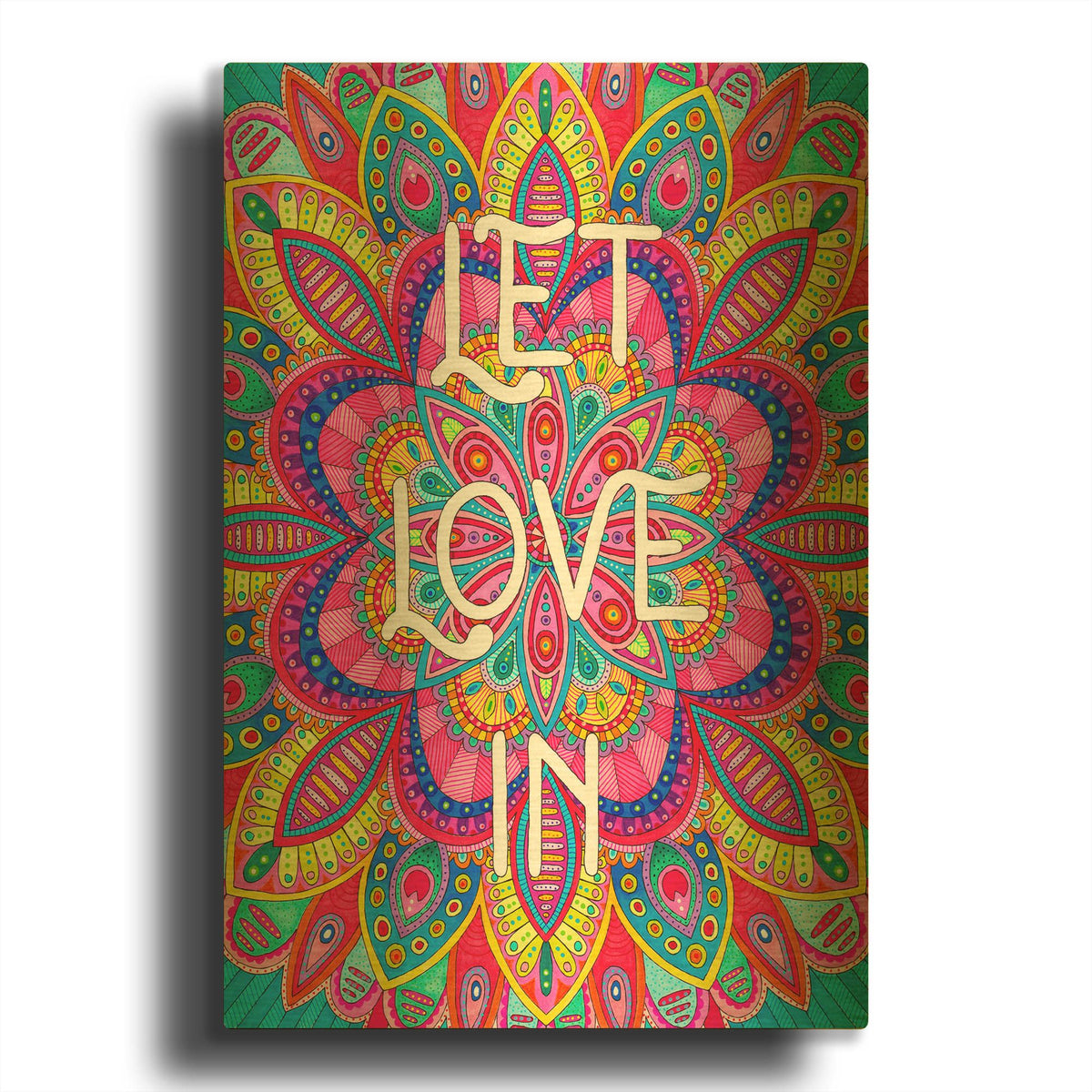 'Inspirational Quotes 20' By Hello Angel Gold Metal Wall Art