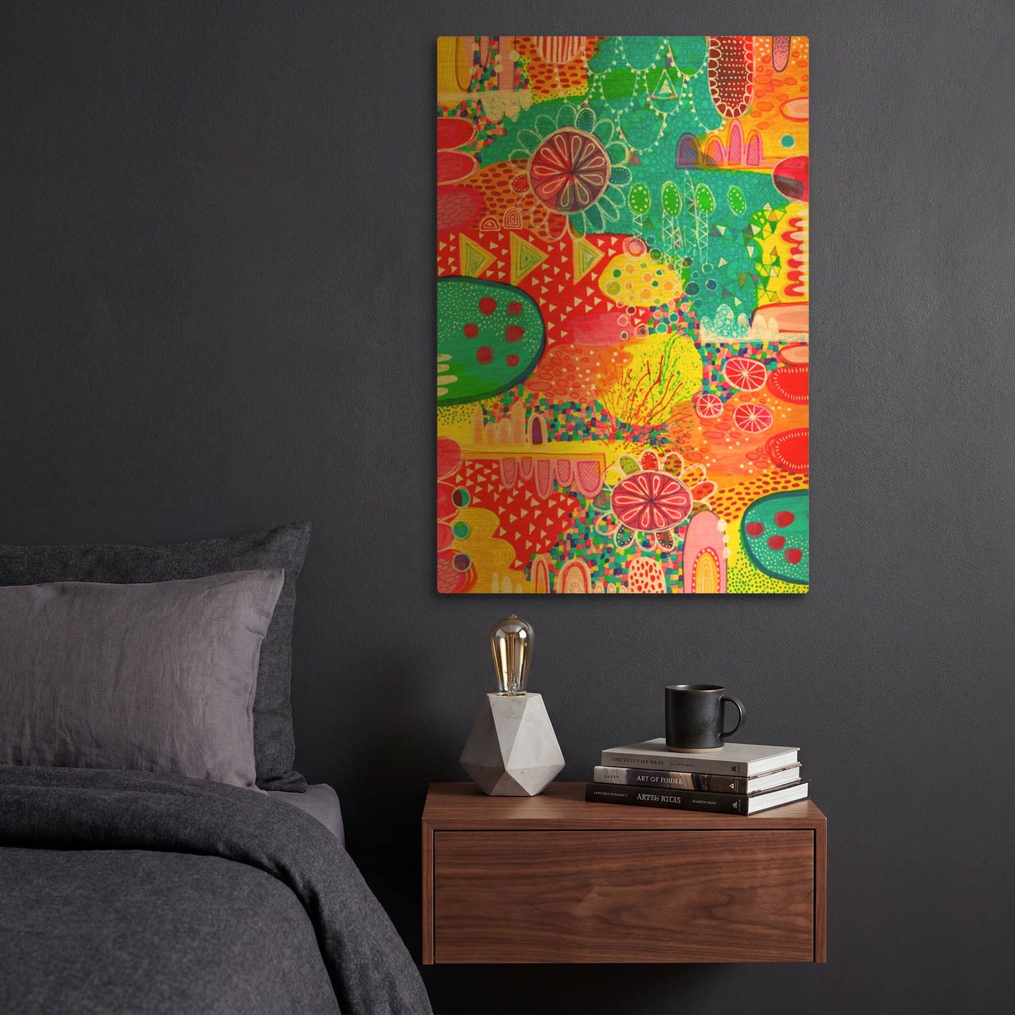 'Sunshine and Lollipops' By Hello Angel Gold Metal Wall Art