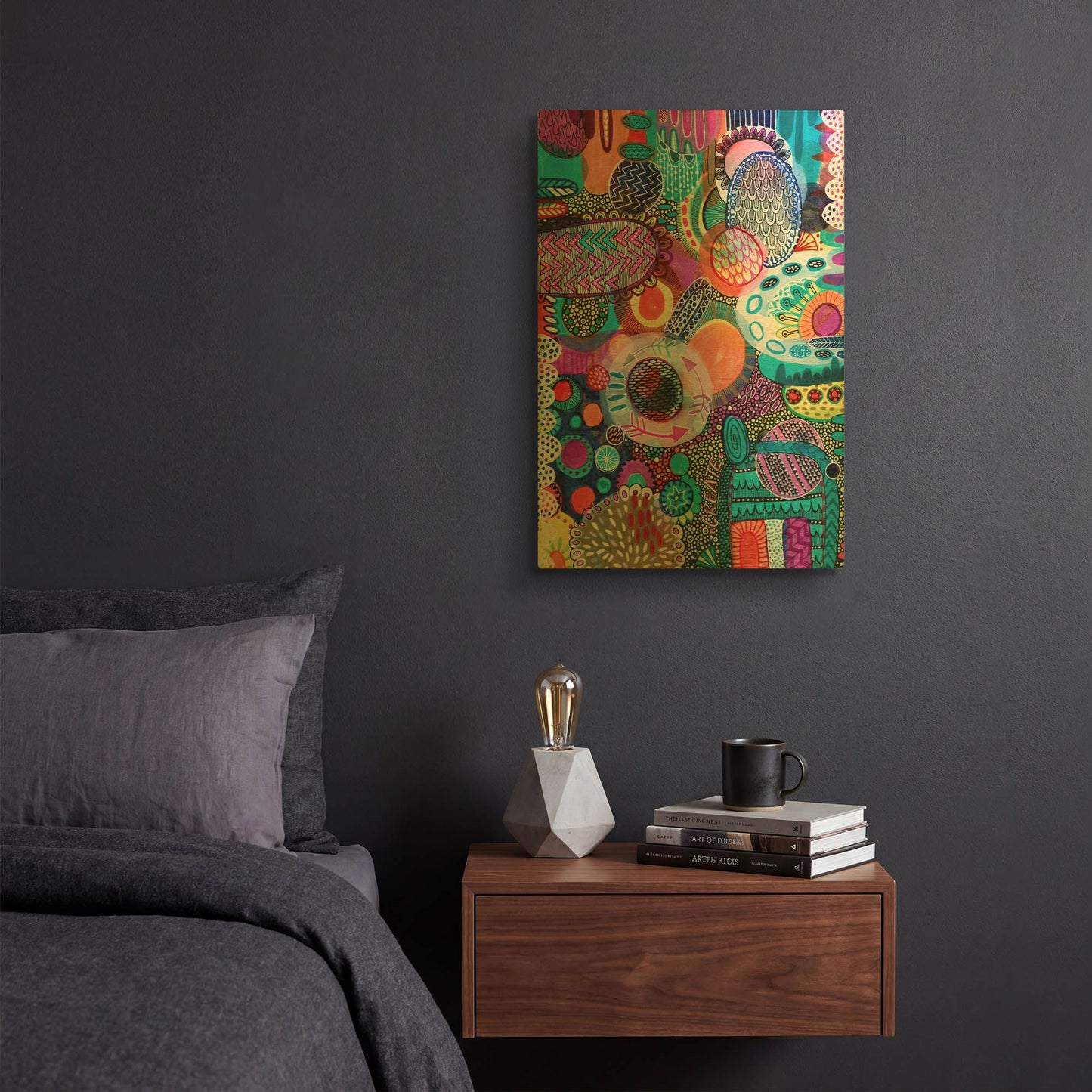 'Creation' By Hello Angel Gold Metal Wall Art